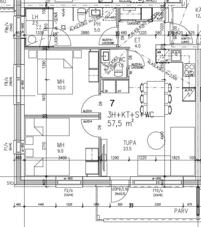 Levin Kunkku, Apartment B7 Exteriör bild